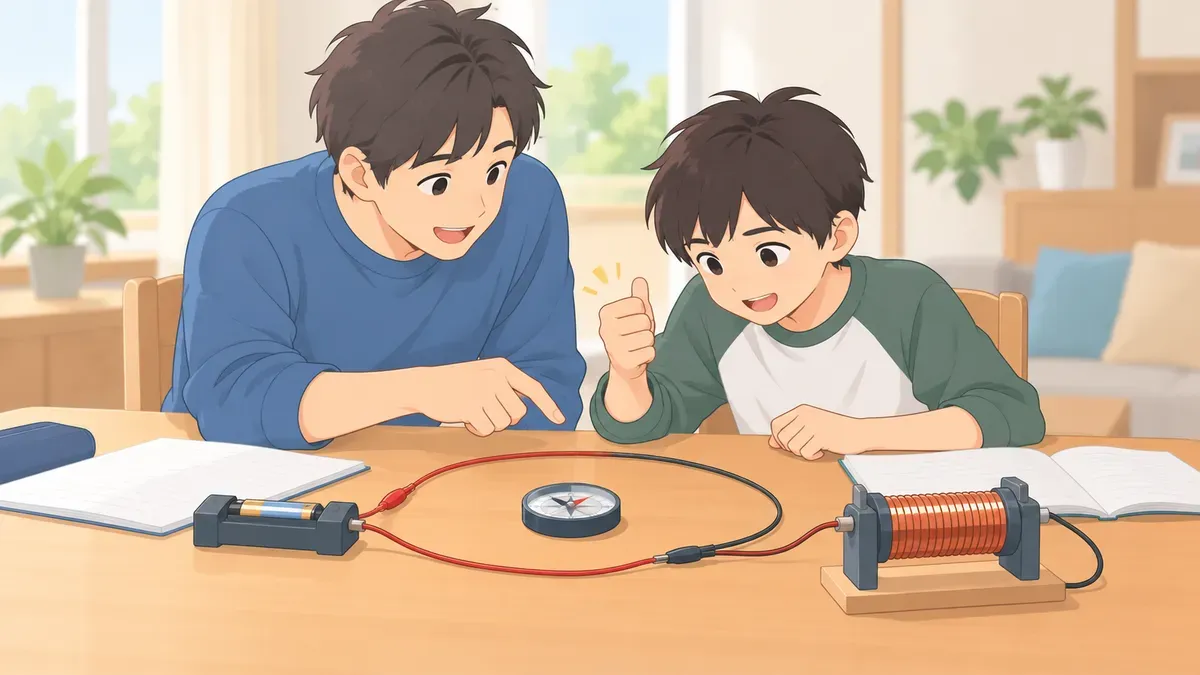 中2理科で電流と磁界がわからない｜右手と左手で止まる理由